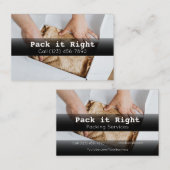 Carte De Visite Service d'expédition d'emballage professionnel (Devant / Derrière)