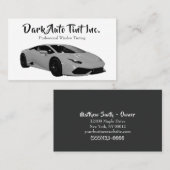 Carte De Visite Service d'impression automatique de fenêtre de voi (Devant / Derrière)