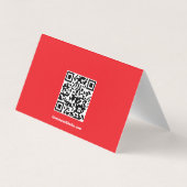 Carte De Visite Service d'incendie volontaire de Cleveland Foled (Dos)