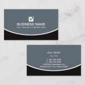 Carte De Visite Service d'inspection à domicile simple Professionn (Devant / Derrière)