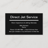 Carte De Visite Service D'Inspection Et De Jetage Des Déchets (Devant)