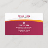 Carte De Visite Service d'installation des réparations de toitures (Dos)