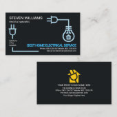 Carte De Visite Service électrique de câblage à circuit électrique (Devant / Derrière)