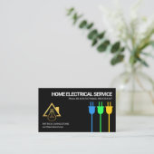Carte De Visite Service électrique des bougies neutres Earth Live (Debout devant)