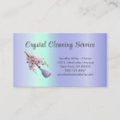 Carte De Visite Service Élégant de nettoyage de maison Salle de ba (Devant)