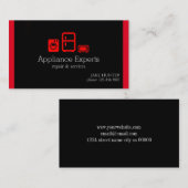 Carte De Visite Service et réparation des appareils professionnels (Devant / Derrière)