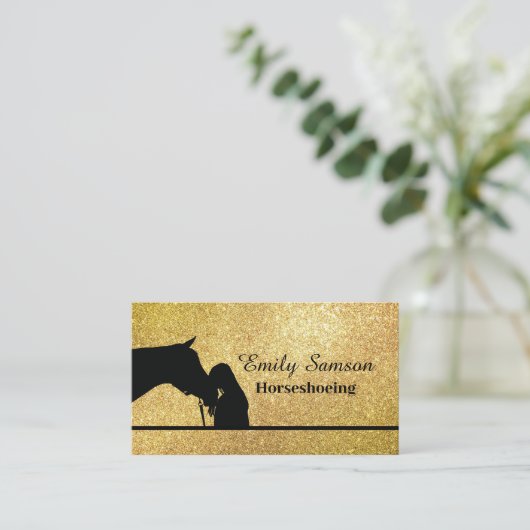 Carte De Visite Service Farrier (Debout devant)