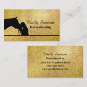 Carte De Visite Service Farrier (Devant / Derrière)