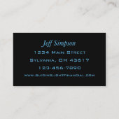 Carte De Visite Service financier Lighthouse (Dos)