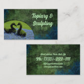 Carte De Visite Service Gardener Topiary & Sculpture sur mesure Fo (Devant / Derrière)