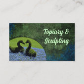 Carte De Visite Service Gardener Topiary & Sculpture sur mesure Fo (Devant)