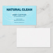 Carte De Visite Service Janitorial Des Pommes D'Eau (Devant / Derrière)