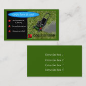 Carte De Visite service lawnmowing (Devant / Derrière)