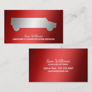 Carte De Visite Service Limousine