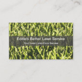 Carte De Visite Service local d'entretien de pelouse (Devant)