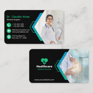 Carte De Visite Service Médicale créatif personnalisé