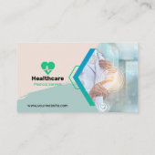 Carte De Visite Service Médicale créatif personnalisé (Dos)