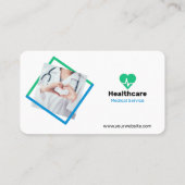 Carte De Visite Service Médicale moderne et créatif blanc (Dos)