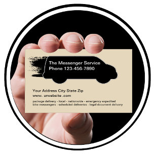 Carte De Visite Service Messenger Courrier