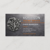 Carte De Visite Service Moteur Auto Métallic (Devant)