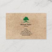 Carte De Visite service paysagiste professionnel et soin de pelous (Dos)