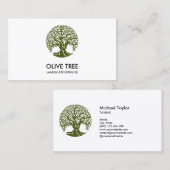 Carte De Visite service paysagiste professionnel et soin de pelous (Devant / Derrière)