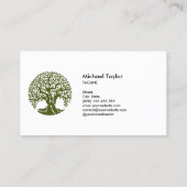 Carte De Visite service paysagiste professionnel et soin de pelous (Dos)