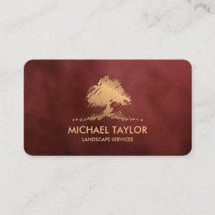 Carte De Visite service paysagiste professionnel et soin de pelous
