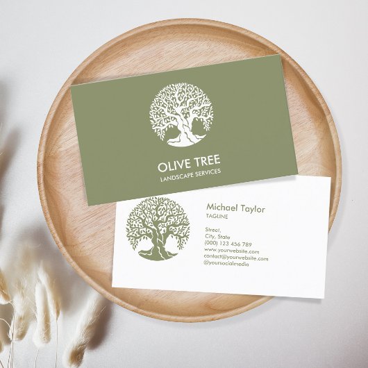 Carte De Visite service paysagiste professionnel et soin de pelous