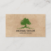 Carte De Visite service paysagiste professionnel et soin de pelous (Devant)