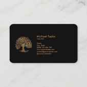 Carte De Visite service paysagiste professionnel et soin de pelous (Dos)