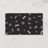 Carte De Visite Service pour animaux de compagnie de taille mignon (Dos)