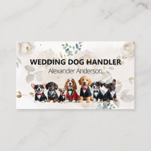Carte De Visite Service pour animaux de Mariage pawtastic