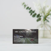 Carte De Visite Service Premium Lawnpro (Debout devant)