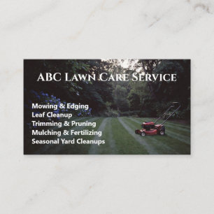Carte De Visite Service Premium Lawnpro