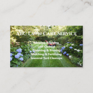 Carte De Visite Service Premium Lawnpro