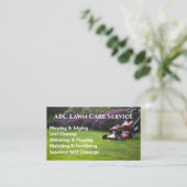 Carte De Visite Service Premium Lawnpro (Debout devant)
