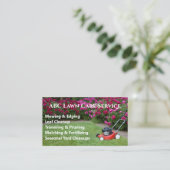 Carte De Visite Service Premium Lawnpro (Debout devant)