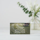 Carte De Visite Service Premium Lawnpro (Debout devant)
