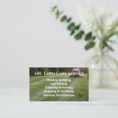 Carte De Visite Service Premium Lawnpro (Debout devant)