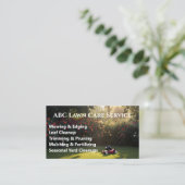 Carte De Visite Service Premium Lawnpro (Debout devant)