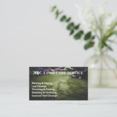 Carte De Visite Service Premium Lawnpro (Debout devant)