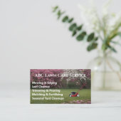 Carte De Visite Service Premium Lawnpro (Debout devant)