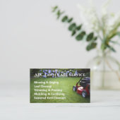 Carte De Visite Service Premium Lawnpro (Debout devant)