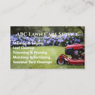 Carte De Visite Service Premium Lawnpro