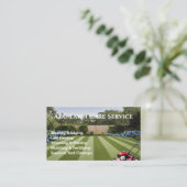 Carte De Visite Service Premium Lawnpro (Debout devant)