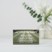 Carte De Visite Service Premium Lawnpro (Debout devant)