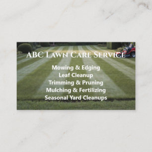 Carte De Visite Service Premium Lawnpro