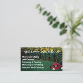 Carte De Visite Service Premium Lawnpro (Debout devant)