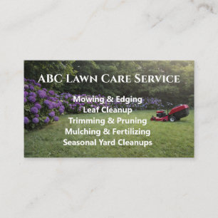 Carte De Visite Service Premium Lawnpro